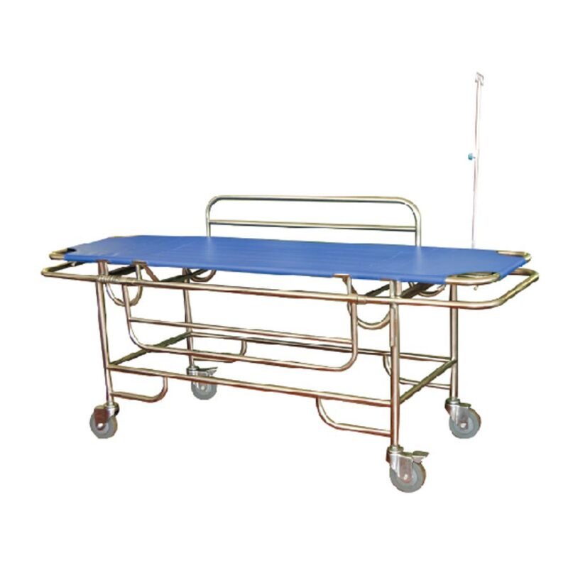 Stainless Steel Patient Trolley